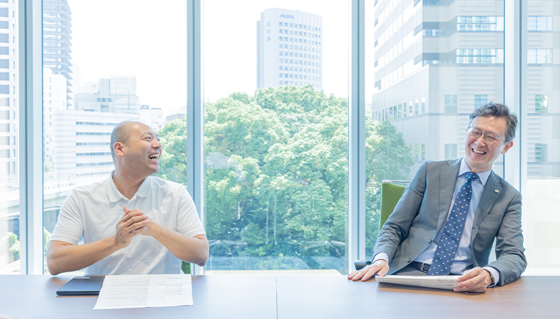 日本コンベンションサービス株式会社の小々馬さんと株式会社西武リアルティソリューションズ 小関さん