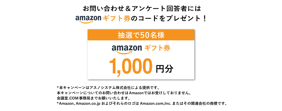 Amazonギフト券プレゼント