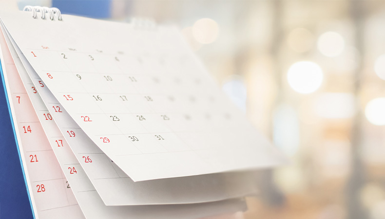 会場を探し始める時期