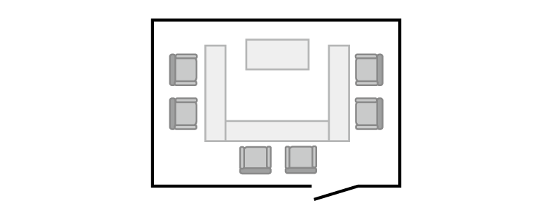 会議室のレイアウトや椅子の配置 並べ方 図解で7種類のレイアウトを抑えよう 会議hack
