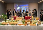 CA4（2024年11月16日増床オープン最大61名収容） ケータリングを呼んで懇親会やパーティも可能です。